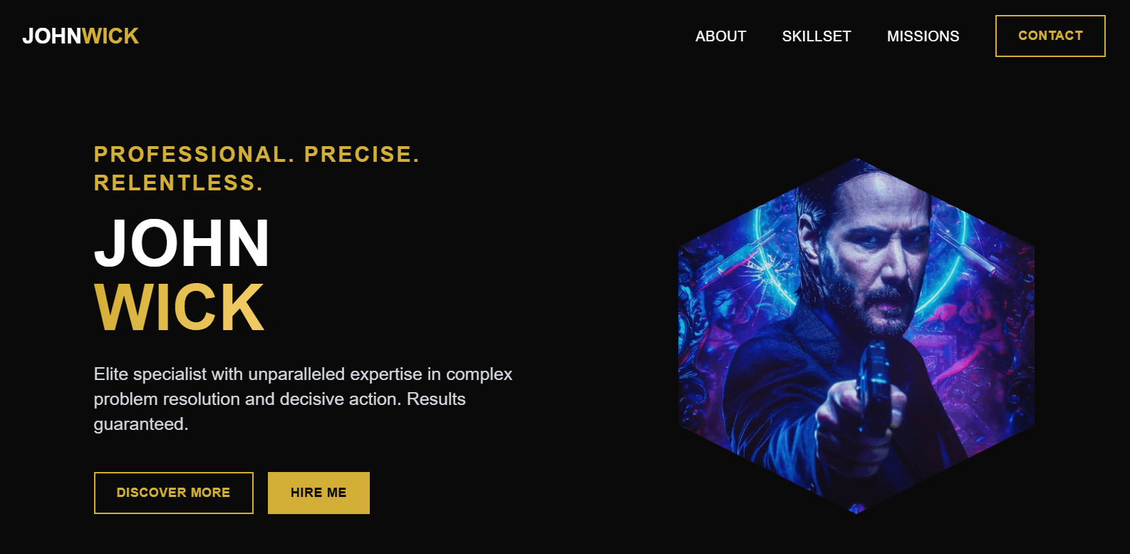 John Wick Portfolio